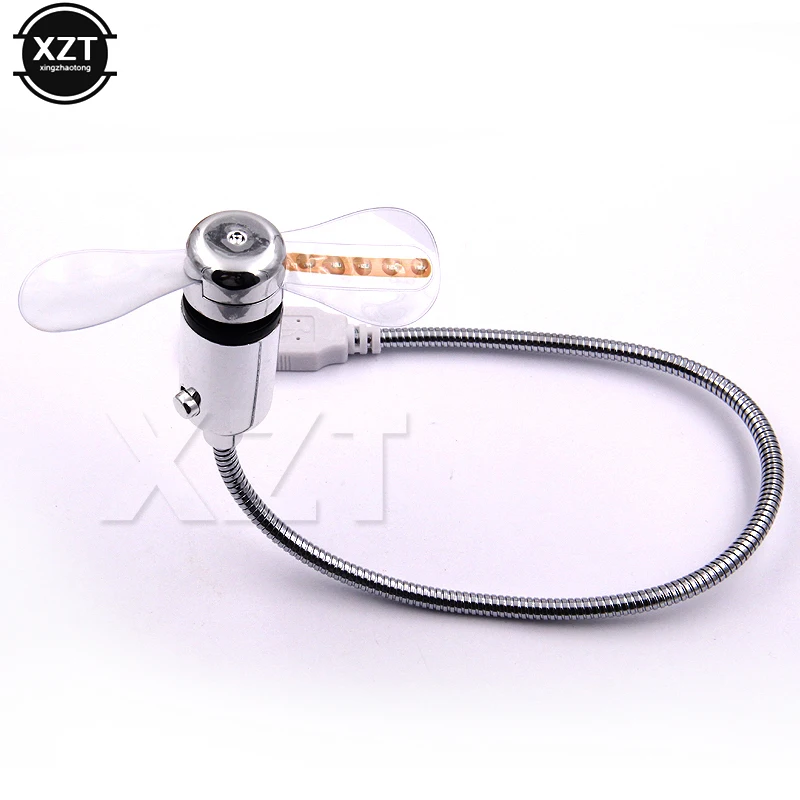 Mini USB2.0 Fan with 5 Color LED Light Switchable USB Gadget Flexible Portable for Desktop
Mini USB2.0 Fan with 5 Color LED Light Switchable USB Gadget Flexible Portable for Desktop