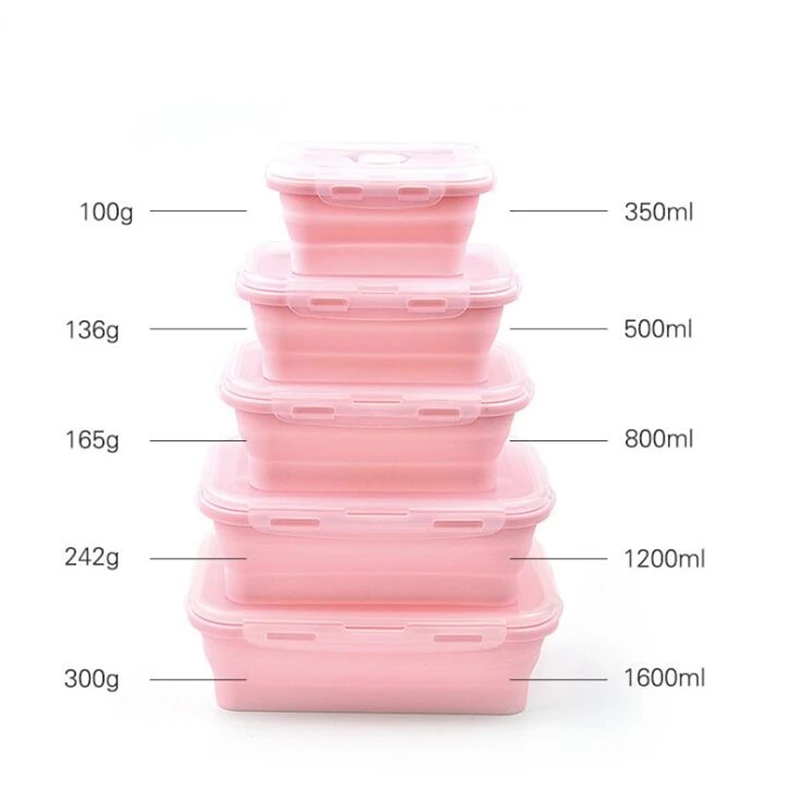 Silicone Folding Bento Box 6 Colors Collapsible Student Portable Lunch Box Dinnerware Food Container Bowl For Children Adult
Silicone Folding Bento Box 6 Colors Collapsible Student Portable Lunch Box Dinnerware Food Container Bowl For Children Adult