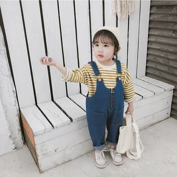 New Children Spring and Autumn Overalls Jeans Toddler Girls Cowboy Belt Pants Baby Casual Denim Suspender Trousers Kids Clothes
New Children Spring and Autumn Overalls Jeans Toddler Girls Cowboy Belt Pants Baby Casual Denim Suspender Trousers Kids Clothes