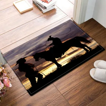 LB 60*40 Retro Doormat Paniolo Cowgirls Horse Sunset Bathroom Floor Mat Kitchen Hallway Bedroom Toilet Rug For Men Living Room
LB 60*40 Retro Doormat Paniolo Cowgirls Horse Sunset Bathroom Floor Mat Kitchen Hallway Bedroom Toilet Rug For Men Living Room