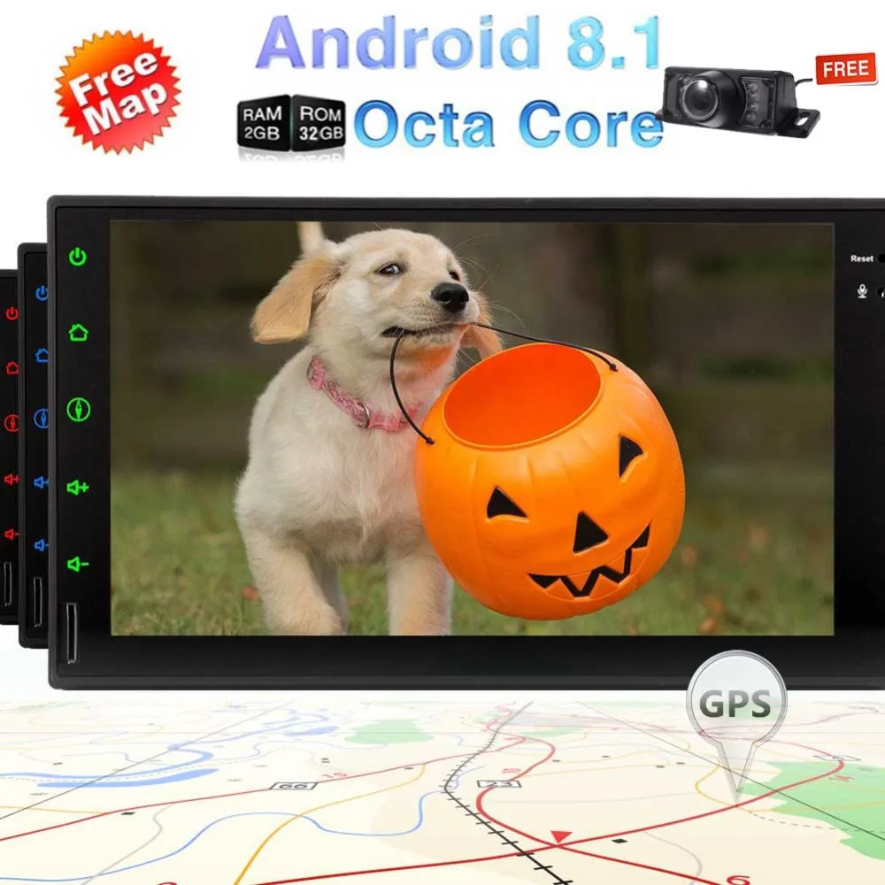 2 Din Bluetooth In-Dash gps-навигатор SD/no-DVD/Am/FM/RDS/USB/TF автомобильный стерео радиоприемник Android