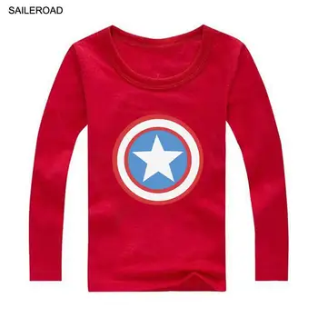 SAILEROAD 18Months To 13Years Big Children Boys Long Sleeve T Shirts Captain America Print Baby Kids Boy Girls Tops Tee Clothing
SAILEROAD 18Months To 13Years Big Children Boys Long Sleeve T Shirts Captain America Print Baby Kids Boy Girls Tops Tee Clothing