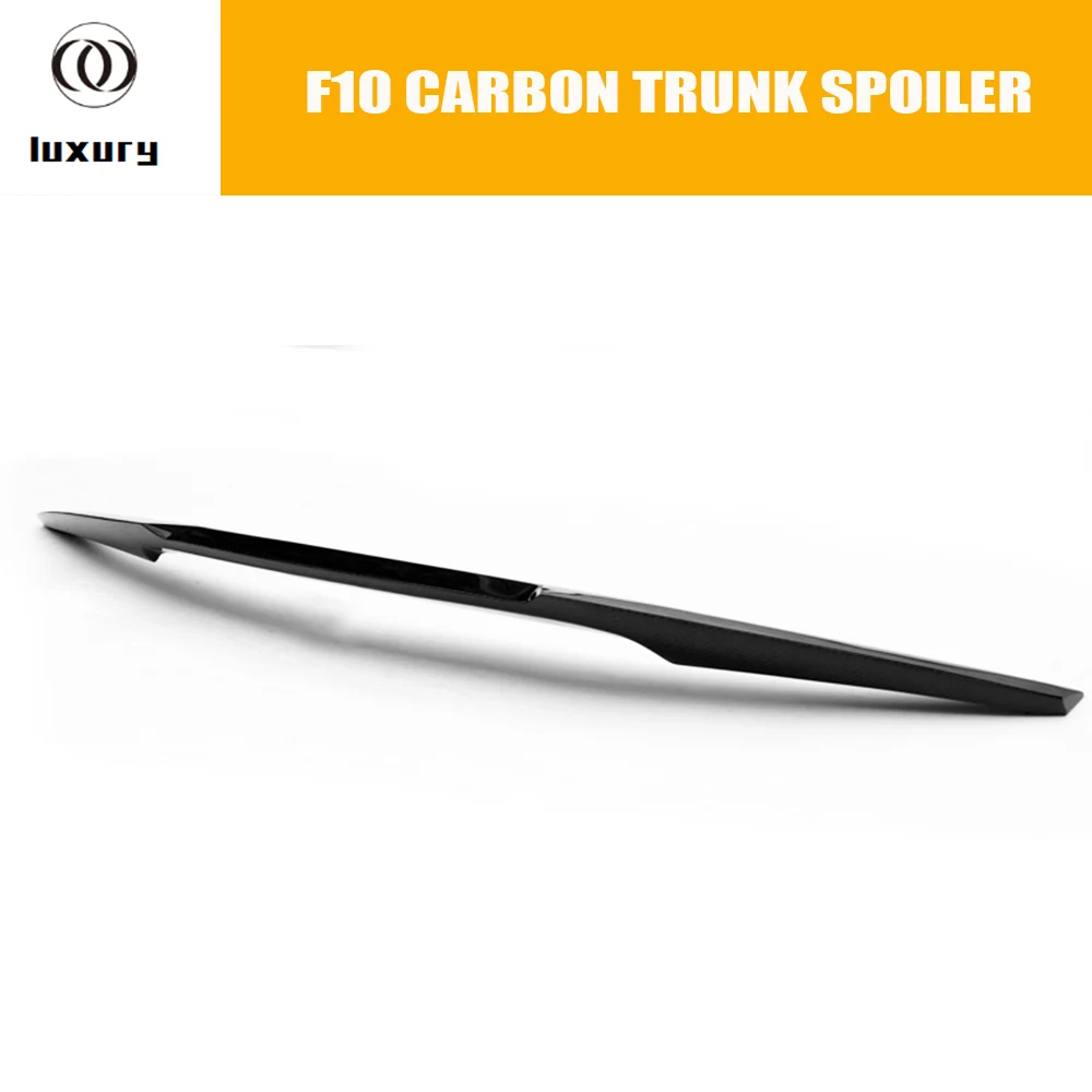 V Style Carbon Fiber Rear Trunk Lip Wing Spoiler for BMW F10 520 528 535 550 & M5 2010-2016
V Style Carbon Fiber Rear Trunk Lip Wing Spoiler for BMW F10 520 528 535 550 & M5 2010-2016