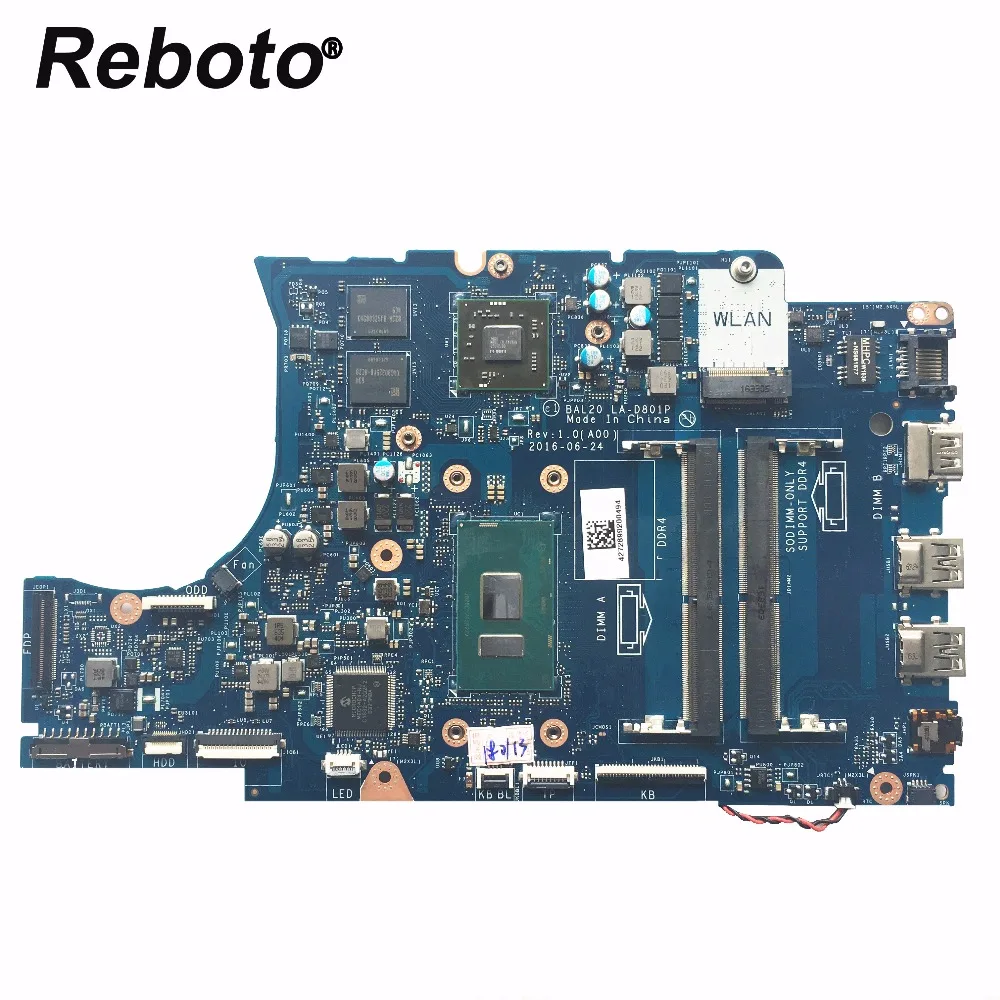 FOR DELL 5567 5767 Laptop Motherboard CN-0KFWK9 0KFWK9 KFWK9 With SR2ZV i7-7500U R7 M440 4GB BAL20 LA-D801P DDR4 100% Tested
FOR DELL 5567 5767 Laptop Motherboard CN-0KFWK9 0KFWK9 KFWK9 With SR2ZV i7-7500U R7 M440 4GB BAL20 LA-D801P DDR4 100% Tested