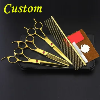 Custom 4 kit Professional japan pet 8 inch shears dog grooming hair scissors cutting thinning barber tools hairdressing scissors
Custom 4 kit Professional japan pet 8 inch shears dog grooming hair scissors cutting thinning barber tools hairdressing scissors
