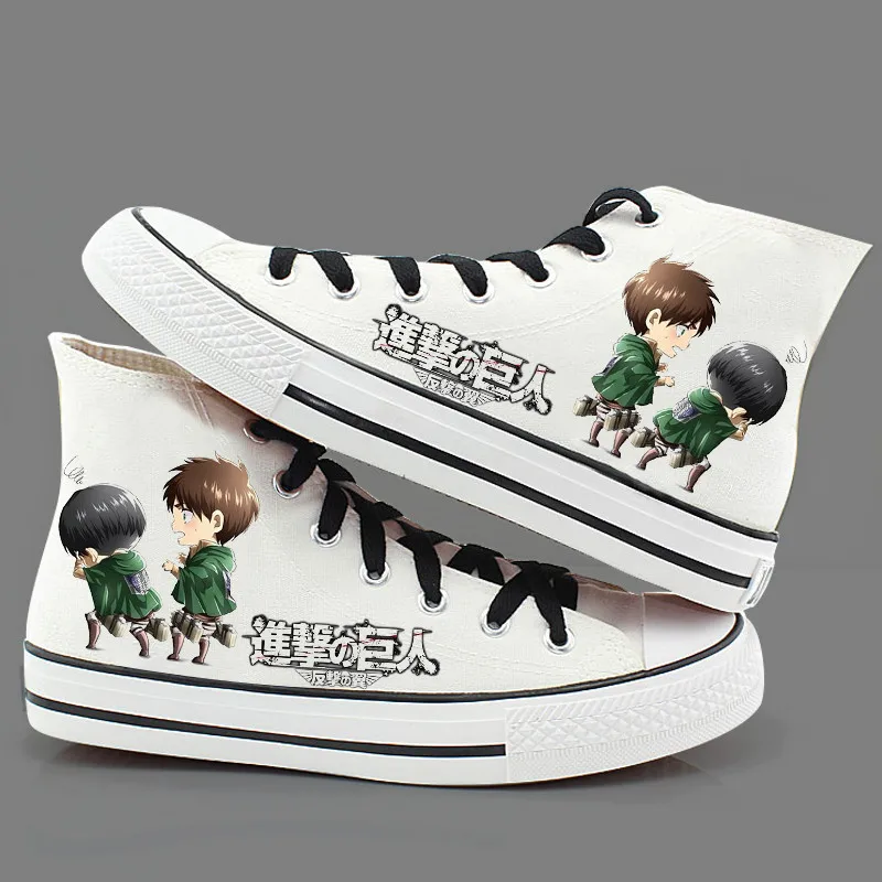 High-Q Unisex Japan Anime Cosplay Attack on Titan plimsolls canvas shoes Preppy Student Casual Shoes Daily rope soled shoes
High-Q Unisex Japan Anime Cosplay Attack on Titan plimsolls canvas shoes Preppy Student Casual Shoes Daily rope soled shoes