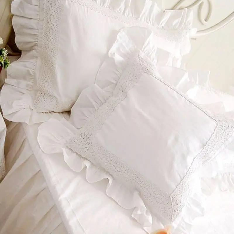 European style embroidered cushion cover white Lace Satin cotton seat sofa cushion case bedding pillowcase car pillow cover
European style embroidered cushion cover white Lace Satin cotton seat sofa cushion case bedding pillowcase car pillow cover