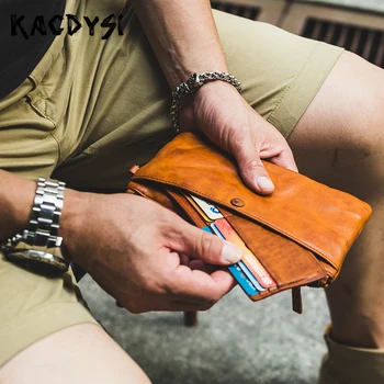 First Layer Genuine Leather Slim Retro Original Men Wallets Man Thin Clutch Purse Wristlets Male Modern Stylish Wallet Card Case
First Layer Genuine Leather Slim Retro Original Men Wallets Man Thin Clutch Purse Wristlets Male Modern Stylish Wallet Card Case