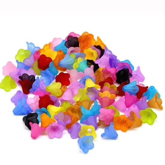 Best Quality 200 Pcs Random Mixed Lily Flower Frosted Acrylic Beads Findings Jewelry Making 14x10mm(W01964 X 1)
Best Quality 200 Pcs Random Mixed Lily Flower Frosted Acrylic Beads Findings Jewelry Making 14x10mm(W01964 X 1)