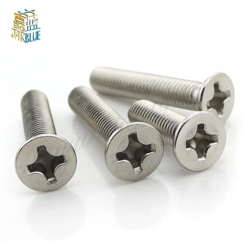 TOPINCN 100Pcs petite visserie M3 tornillos Flat Head Stainless Steel SS304 Machine Countersunk Screw Bolt Fastener 9Types
TOPINCN 100Pcs petite visserie M3 tornillos Flat Head Stainless Steel SS304 Machine Countersunk Screw Bolt Fastener 9Types