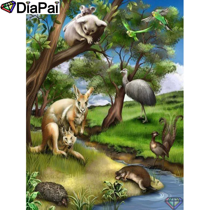 DIAPAI 5D DIY Diamond Painting 100% Full Square/Round Drill "Kangaroo koala" Diamond Embroidery Cross Stitch 3D Decor A22251
DIAPAI 5D DIY Diamond Painting 100% Full Square/Round Drill "Kangaroo koala" Diamond Embroidery Cross Stitch 3D Decor A22251