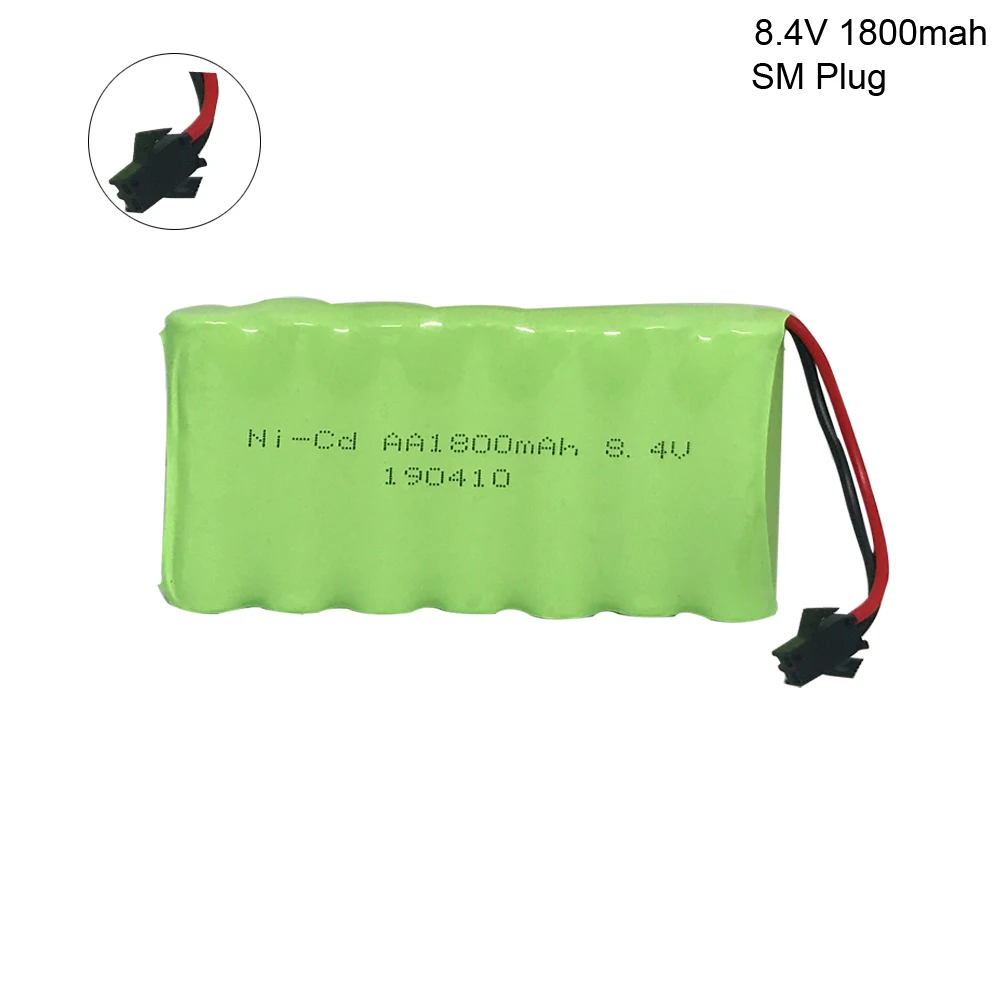 8.4v 1800mah NI-MH AA Battery SM Plug for Remote Electric toys car ship robot high quality nimh battery toy accessory
8.4v 1800mah NI-MH AA Battery SM Plug for Remote Electric toys car ship robot high quality nimh battery toy accessory