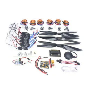 RC HexaCopter Aircraft Electronic Kit :700KV Brushless Motor 30A ESC 1255 Propeller GPS APM2.8 Flight Control DIY Drone F15276-A
RC HexaCopter Aircraft Electronic Kit :700KV Brushless Motor 30A ESC 1255 Propeller GPS APM2.8 Flight Control DIY Drone F15276-A