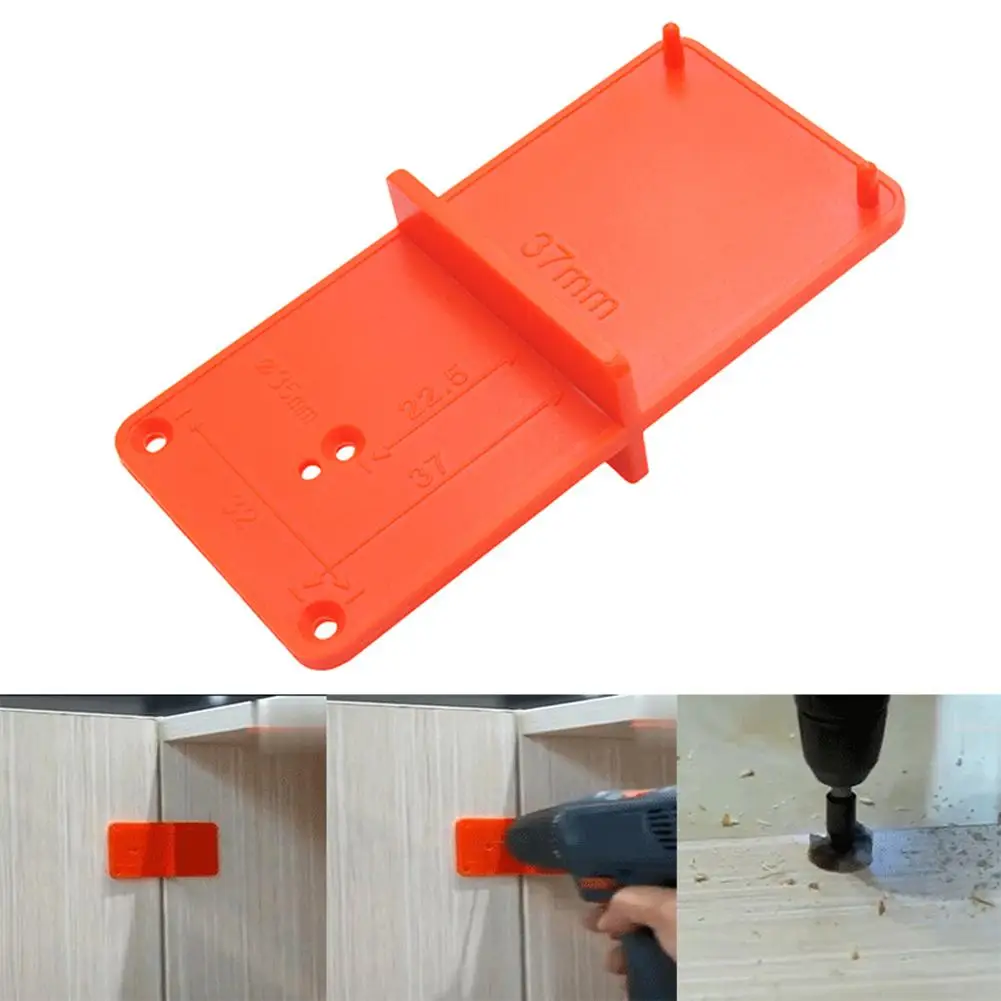 Hinge Hole Drilling Guide Locator Woodworking Tools Hole Opener Template Door Installation jig Cabinets DIY Tool
Hinge Hole Drilling Guide Locator Woodworking Tools Hole Opener Template Door Installation jig Cabinets DIY Tool