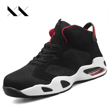 Big Size 35-45 Men Basketball Shoes High Top Air Cushion Sneakers Outdoor Athletic Women Ankle Boots Mesh Breathable Baloncestot
Big Size 35-45 Men Basketball Shoes High Top Air Cushion Sneakers Outdoor Athletic Women Ankle Boots Mesh Breathable Baloncestot