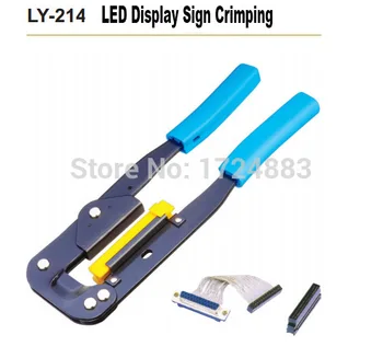 LED Display Sign Crimping Tool Usage for making Hub Flat Cable,IDC Connector onto The Ribbon Cable
LED Display Sign Crimping Tool Usage for making Hub Flat Cable,IDC Connector onto The Ribbon Cable