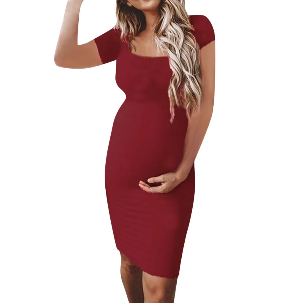 Summer New Fashion Women's Maternity Pregnanty O-Neck Short Sleeve Summer Solid Dress Wholesale Free Ship Z4
Summer New Fashion Women's Maternity Pregnanty O-Neck Short Sleeve Summer Solid Dress Wholesale Free Ship Z4