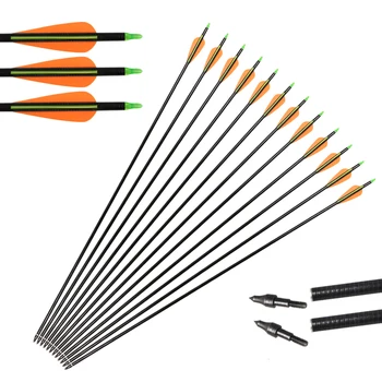 Archery Arrow 6 / 12 pcs 30" Archery Hunting Bow Fiberglass Arrow for Recurve Bow Archery New Training for turkish bow
Archery Arrow 6 / 12 pcs 30" Archery Hunting Bow Fiberglass Arrow for Recurve Bow Archery New Training for turkish bow