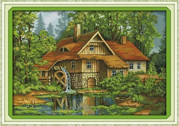 Cabin with water truck, counted printed on fabric DMC 14CT 11CT Cross Stitch kits,embroidery needlework Sets, Home Decor
Cabin with water truck, counted printed on fabric DMC 14CT 11CT Cross Stitch kits,embroidery needlework Sets, Home Decor