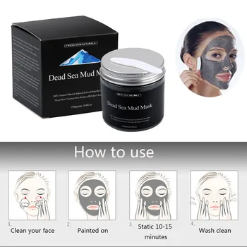 250G Pure Body Naturals Beauty Face Dead Sea Mud Mask For Facial Treatment Maquiagem
250G Pure Body Naturals Beauty Face Dead Sea Mud Mask For Facial Treatment Maquiagem