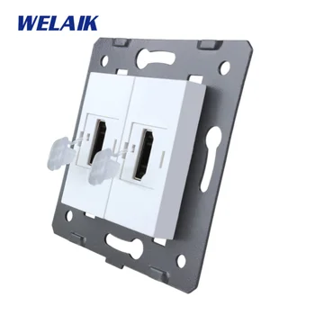 WELAIK-1 Brand Free Shipping Crystal Glass Panel EU Wall HDMI Socket European Standard Outlet DIY Parts A82HDMIW
WELAIK-1 Brand Free Shipping Crystal Glass Panel EU Wall HDMI Socket European Standard Outlet DIY Parts A82HDMIW