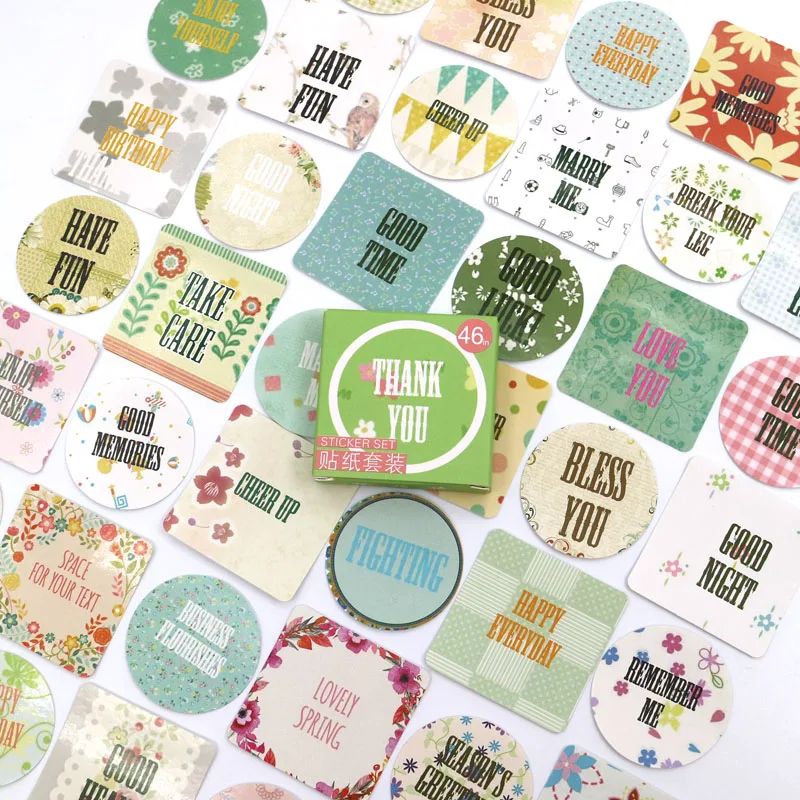 Blessing Words Stickers Travel Decorative Stationery Stickers Ocean whale sticker Scrapbooking DIY Diary Album Lable 46pcs/box
Blessing Words Stickers Travel Decorative Stationery Stickers Ocean whale sticker Scrapbooking DIY Diary Album Lable 46pcs/box