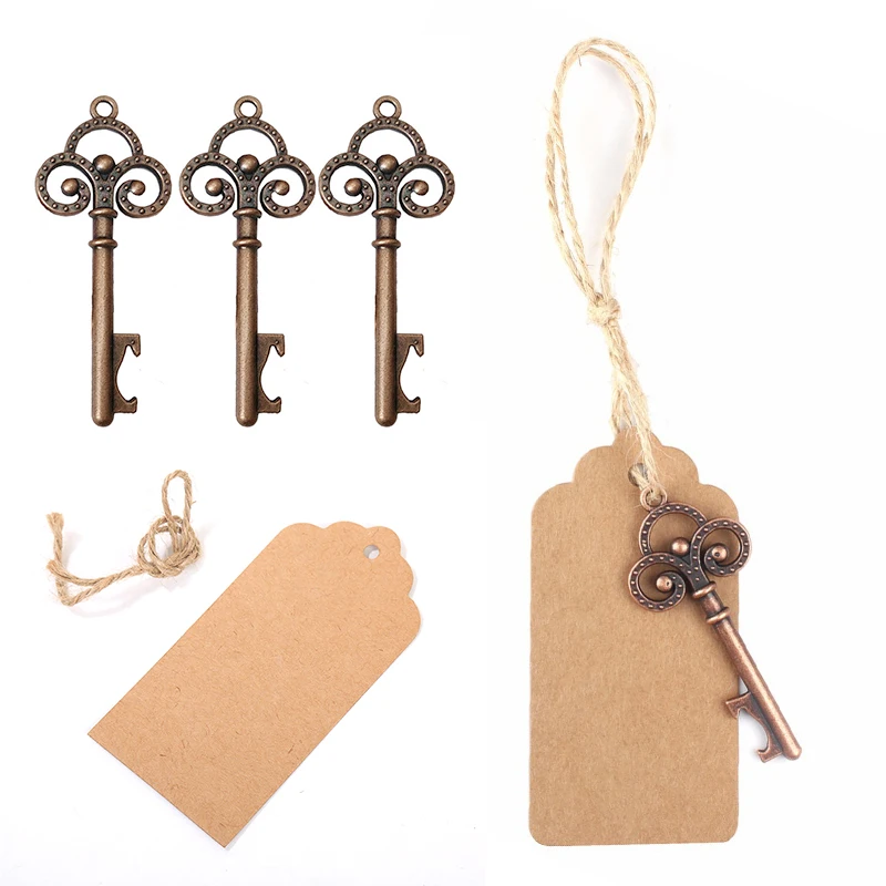 Hot 1PC Gifts For Guest Party Favors Party Supplies Skeleton Wedding Souvenirs Bottle Opener With Tags Retro Festive Key Shaped
Hot 1PC Gifts For Guest Party Favors Party Supplies Skeleton Wedding Souvenirs Bottle Opener With Tags Retro Festive Key Shaped