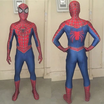 Adult Kids Raimi Spiderman Cosplay Costume halloweeen cosplay Superhero Zentai Suit Jumpsuits spiderman Bodysuit
Adult Kids Raimi Spiderman Cosplay Costume halloweeen cosplay Superhero Zentai Suit Jumpsuits spiderman Bodysuit