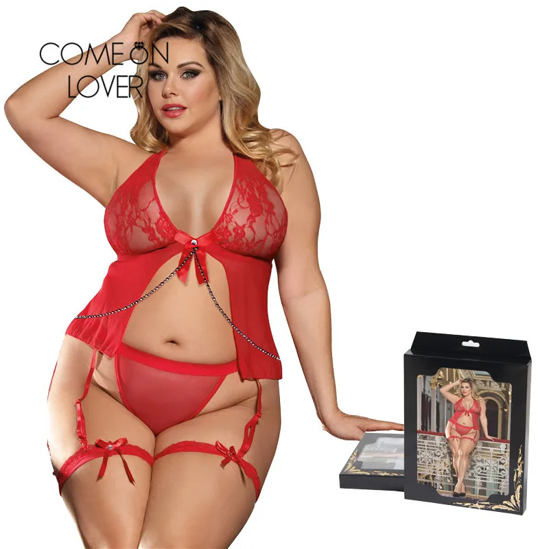 Comeonlover Womens Babydoll Lingerie With Leg Ring Halter Adjustable Women Nightwear Sexy Costumes Femme Short Nighties RL7356
Comeonlover Womens Babydoll Lingerie With Leg Ring Halter Adjustable Women Nightwear Sexy Costumes Femme Short Nighties RL7356