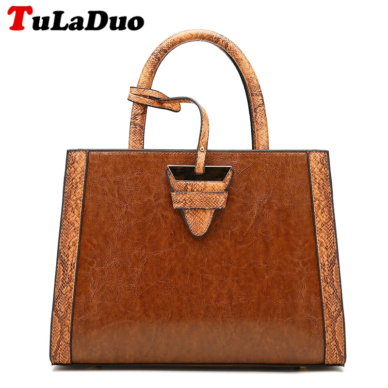 Famous Designer Women Leather Handbags Luxury Women Bags Vintage Tote Bag Bolsa Fashion Serpentine Patchwork Shoulder Bag Female
Famous Designer Women Leather Handbags Luxury Women Bags Vintage Tote Bag Bolsa Fashion Serpentine Patchwork Shoulder Bag Female