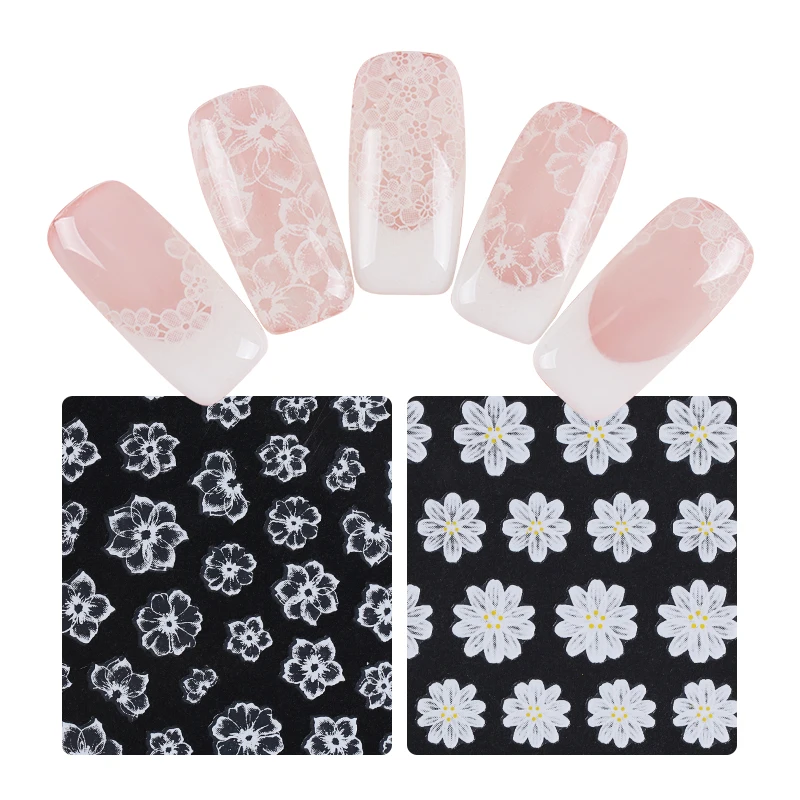 1 Sheet 3D Nail Sticker White Flower Floral Pattern Adhesive Transfer Sticker Nail Art Manicure Decoration
1 Sheet 3D Nail Sticker White Flower Floral Pattern Adhesive Transfer Sticker Nail Art Manicure Decoration