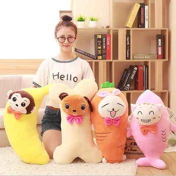 Cute Plush Cartoon Animal Ration Combined Pillow Rabbit Radish Bone Dog Banana Monkey Plush Toy Children Pillow Birthday Gift
Cute Plush Cartoon Animal Ration Combined Pillow Rabbit Radish Bone Dog Banana Monkey Plush Toy Children Pillow Birthday Gift