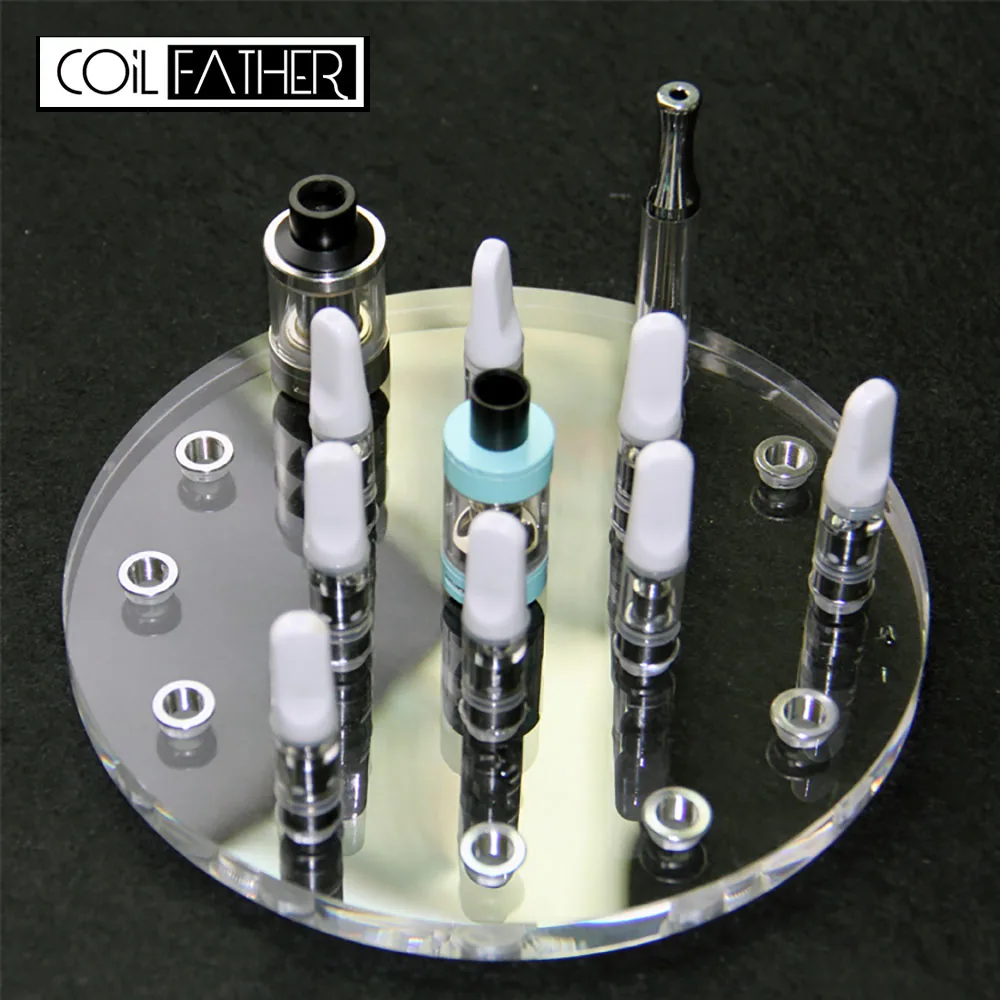 Coil Father Acrylic RDA Atomizer Stand Base Clear Holder Deck Display for 510 RDA RBA Vape Tank Electronic Cigarette Accessories
Coil Father Acrylic RDA Atomizer Stand Base Clear Holder Deck Display for 510 RDA RBA Vape Tank Electronic Cigarette Accessories