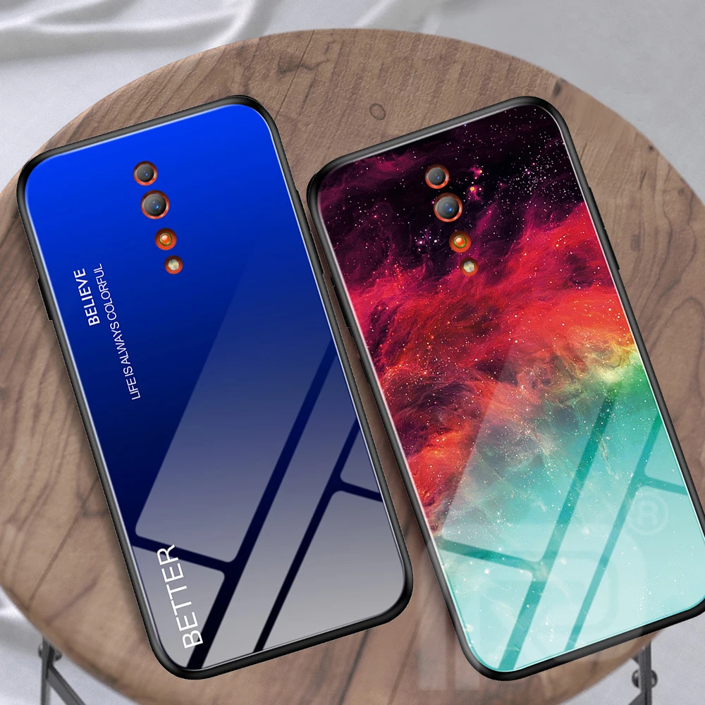 Gradient Tempered Glass Case For OPPO Reno 10X Zoom A1K Realme C2 3 Pro X lite F11 Pro Reno Z K1 RX17 Neo Find X Case
Gradient Tempered Glass Case For OPPO Reno 10X Zoom A1K Realme C2 3 Pro X lite F11 Pro Reno Z K1 RX17 Neo Find X Case