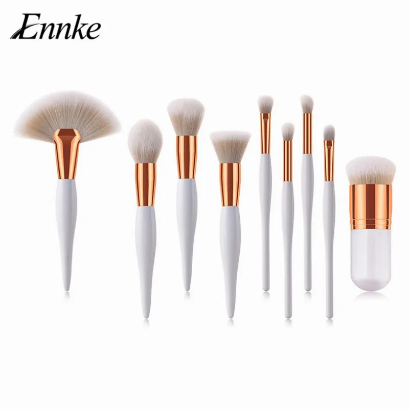 ENNKE 9 Pcs Makeup Brushes Mini Powder Foundation Brush Loose Powder Brush Pro Eye Beauty Micro Brushes Black/White Maquaigem
ENNKE 9 Pcs Makeup Brushes Mini Powder Foundation Brush Loose Powder Brush Pro Eye Beauty Micro Brushes Black/White Maquaigem
