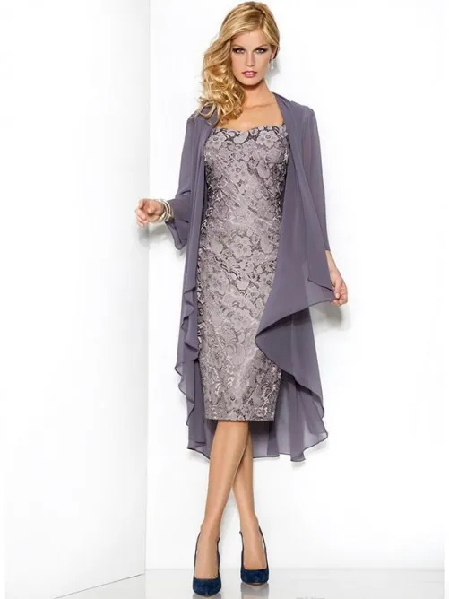 Chiffon Gowns for Mother of the Bride Lace Dresses Pant Suits with Jacket Knee Length for Weddings Groom vestido mae de noiva
Chiffon Gowns for Mother of the Bride Lace Dresses Pant Suits with Jacket Knee Length for Weddings Groom vestido mae de noiva