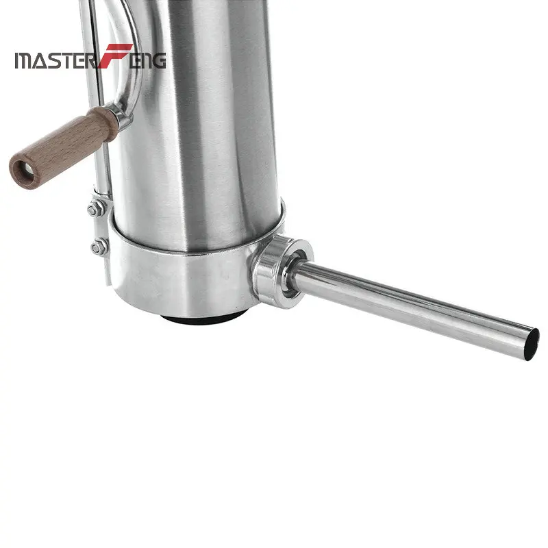 sausage stuffer with stainless steel filling nozzles MF-3006C_04