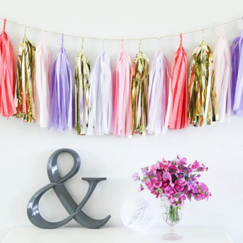 5pcs/pack 35cm Tissue Paper Tassels Garland Fringe Bunting Backdrop Wedding Birthday Decoration Babyshower Event Party Supplies
5pcs/pack 35cm Tissue Paper Tassels Garland Fringe Bunting Backdrop Wedding Birthday Decoration Babyshower Event Party Supplies