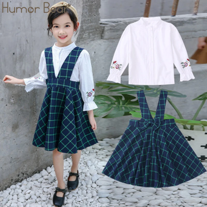 Humor Bear 2019 Brand NEW Autumn Kids Baby Girl Clothes Long Sleeve T-shirt+Strap Dress 3PCS Suits Student Girls' Clothing Sets
Humor Bear 2019 Brand NEW Autumn Kids Baby Girl Clothes Long Sleeve T-shirt+Strap Dress 3PCS Suits Student Girls' Clothing Sets