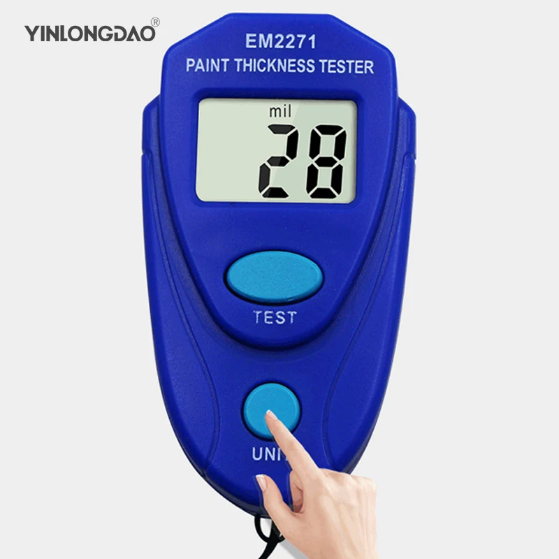 Digital Display Thickness Gauge Based Magnetic Plating Layer Paint Thickness Automotive Paint Film Coating Thickness Detector
Digital Display Thickness Gauge Based Magnetic Plating Layer Paint Thickness Automotive Paint Film Coating Thickness Detector