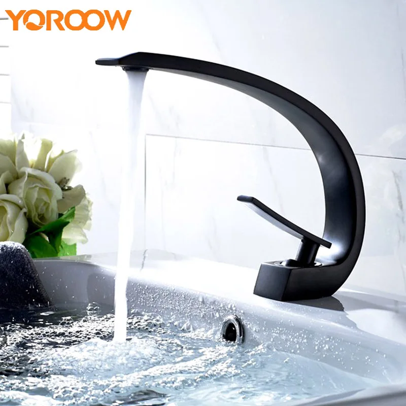 Bathroom Mixer For Hot Cold Water Swans Gooseneck Swanneck Faucet Black Modern Brushed Basin Bathtub Sink Tap AWN0009
Bathroom Mixer For Hot Cold Water Swans Gooseneck Swanneck Faucet Black Modern Brushed Basin Bathtub Sink Tap AWN0009