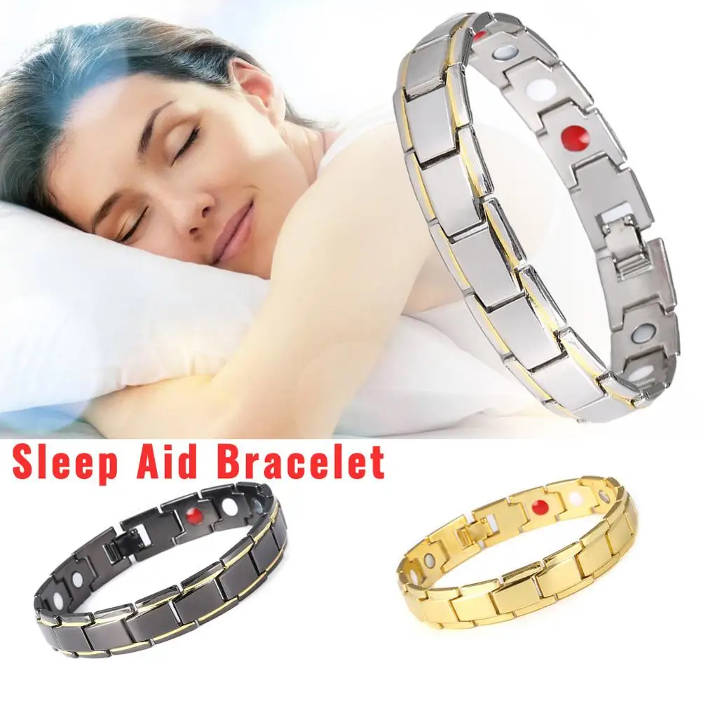 Fashion Men Women Sleep aid Magnetic Bracelet Health Energy Therapy Arthritis Jewelry Bodybuilding Weight Loss | Украшения и