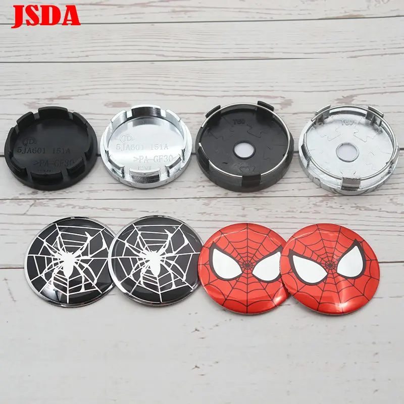 4pcs 56mm 60mm Spider man logo car emblem Wheel Center Hub Cap Rim refit badge decoration cover sticker styling
4pcs 56mm 60mm Spider man logo car emblem Wheel Center Hub Cap Rim refit badge decoration cover sticker styling