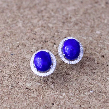 A pairs high quality Natural semi-precious stones 925 sterling silver women jewelry lapis lazuli fashion simple stud Earrings
A pairs high quality Natural semi-precious stones 925 sterling silver women jewelry lapis lazuli fashion simple stud Earrings