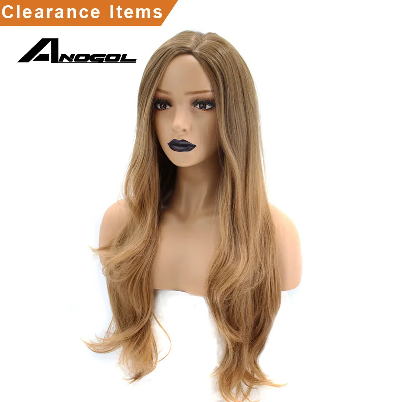 Anogol Side Part Peruca Cabelo Natural Long Body Wave Blonde High Temperature Fiber Synthetic Fully Wig For Women Ladies Girls
Anogol Side Part Peruca Cabelo Natural Long Body Wave Blonde High Temperature Fiber Synthetic Fully Wig For Women Ladies Girls