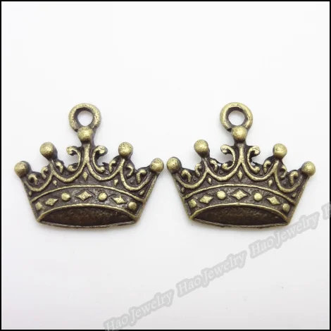 170pcs Vintage Charms Imperial crown Pendant Antique bronze Fit Bracelets Necklace DIY Metal Jewelry Making
170pcs Vintage Charms Imperial crown Pendant Antique bronze Fit Bracelets Necklace DIY Metal Jewelry Making
