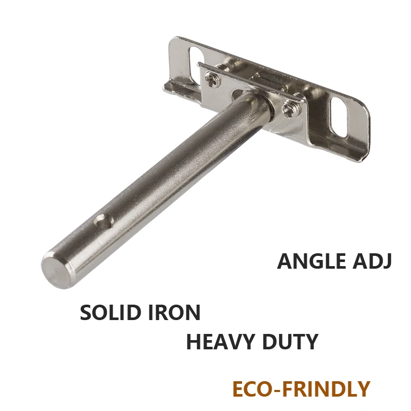 4" 5" Heavy Duty Wall Floating Shelf Bracket Space Saver angle adjustable Steel Invisible Hidden Wooden Shelf Supports Hardware
4" 5" Heavy Duty Wall Floating Shelf Bracket Space Saver angle adjustable Steel Invisible Hidden Wooden Shelf Supports Hardware