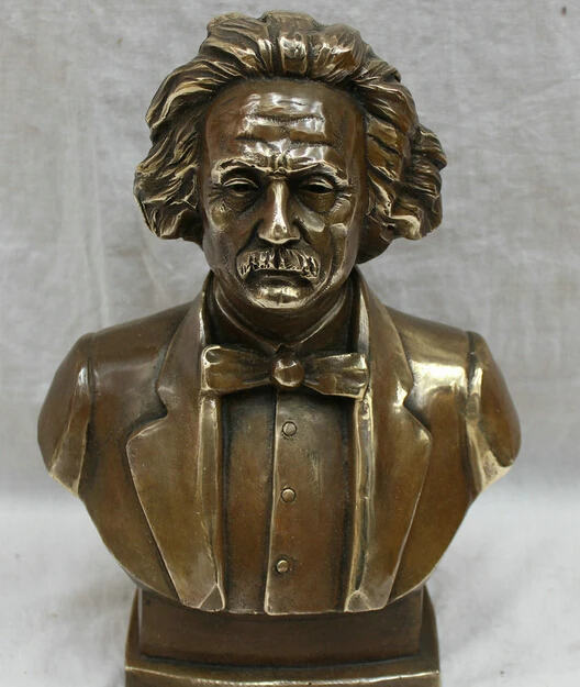 JP S0606 10" Chinese Bronze Copper Great literator Scientist Einstein Head Busts Statue
JP S0606 10" Chinese Bronze Copper Great literator Scientist Einstein Head Busts Statue