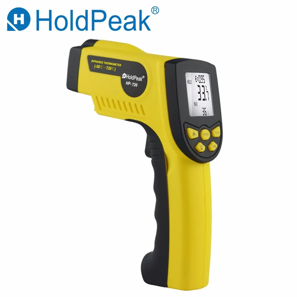 HP-720 16:1 Inframerah IR Termometer Laser Non Kontak Tubuh Digital Kisaran suhu -50 ~ 720 Termometer
HP-720 16:1 Inframerah IR Termometer Laser Non Kontak Tubuh Digital Kisaran suhu -50 ~ 720 Termometer