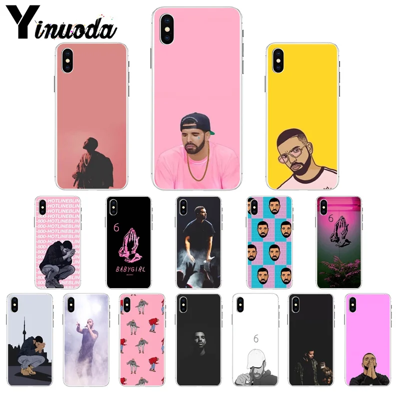 Yinuoda Drake Transparent TPU Soft Silicone Phone Cover for Apple iPhone 7 8 6 6S Plus X XS MAX 5 5S SE XR Cover
Yinuoda Drake Transparent TPU Soft Silicone Phone Cover for Apple iPhone 7 8 6 6S Plus X XS MAX 5 5S SE XR Cover